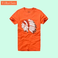 2021 men t shirt summer top quality hot sell af hollistic brand 100 cotton o neck embroidery fashion casual daily tees clothing