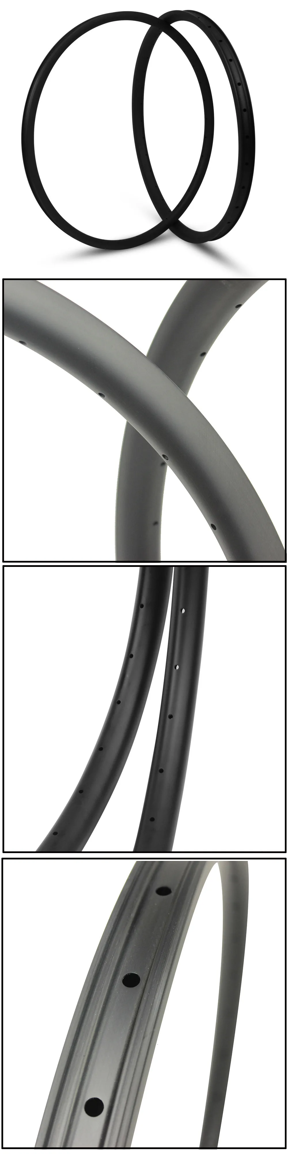 270g только 29er MTB карбоновая оправа колеса 24H 28H 32H 36H для XC для беговых горных велосипедов 3k 6k 12k Ud матовая глянцевая