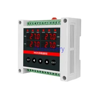 4 Channel Meter 485 Communication with PLC Intelligent PID Control Digital Display Multi-way Guide Temperature Controller