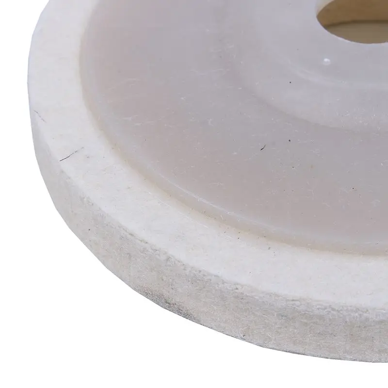 1 шт 4 дюйма круглые полировальные колеса Шерсть Войлок накладки Новые |