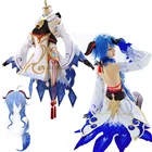 игры касплей геншин импакт косплей Ganyu Костюмы для косплея парик геншин импакт хэллоуин аниме Костюмы для косплея аниме одежда сексуальный костюм