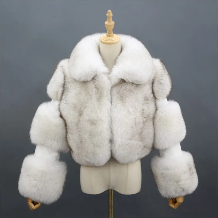 2021 Casaul Women's Winter Jacket High Quality Faux Fur Jacket Coat Patrchwork Winter Solid Color Clothes For Women Outfit
