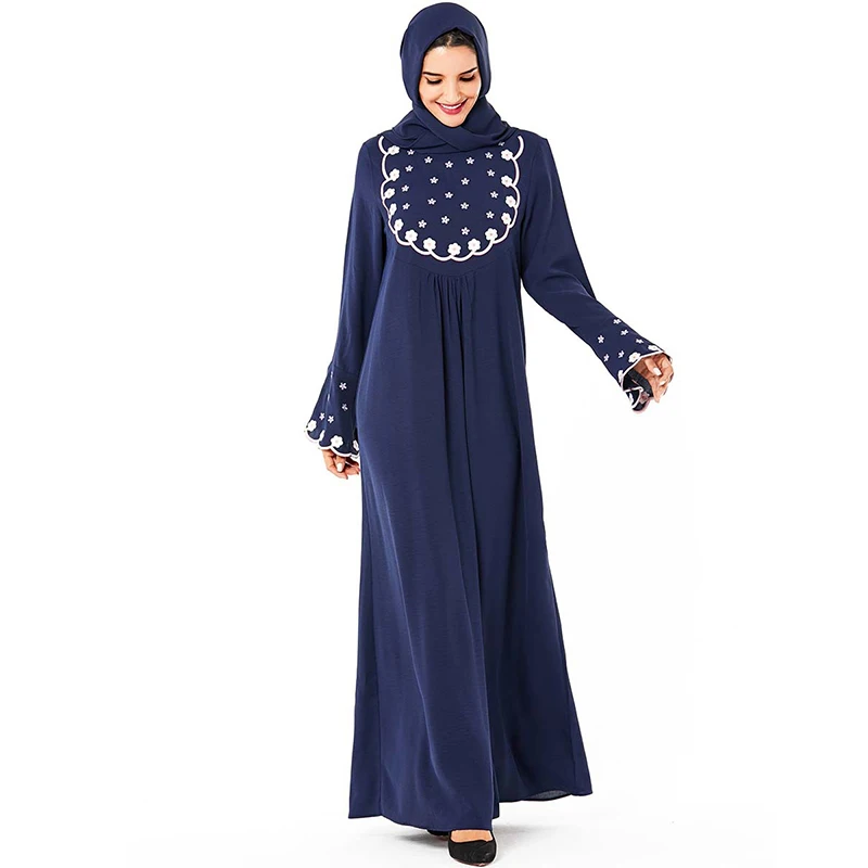 Абайя Дубай турецкое хиджаб мусульманское платье кафтан джилбаб мусульманская