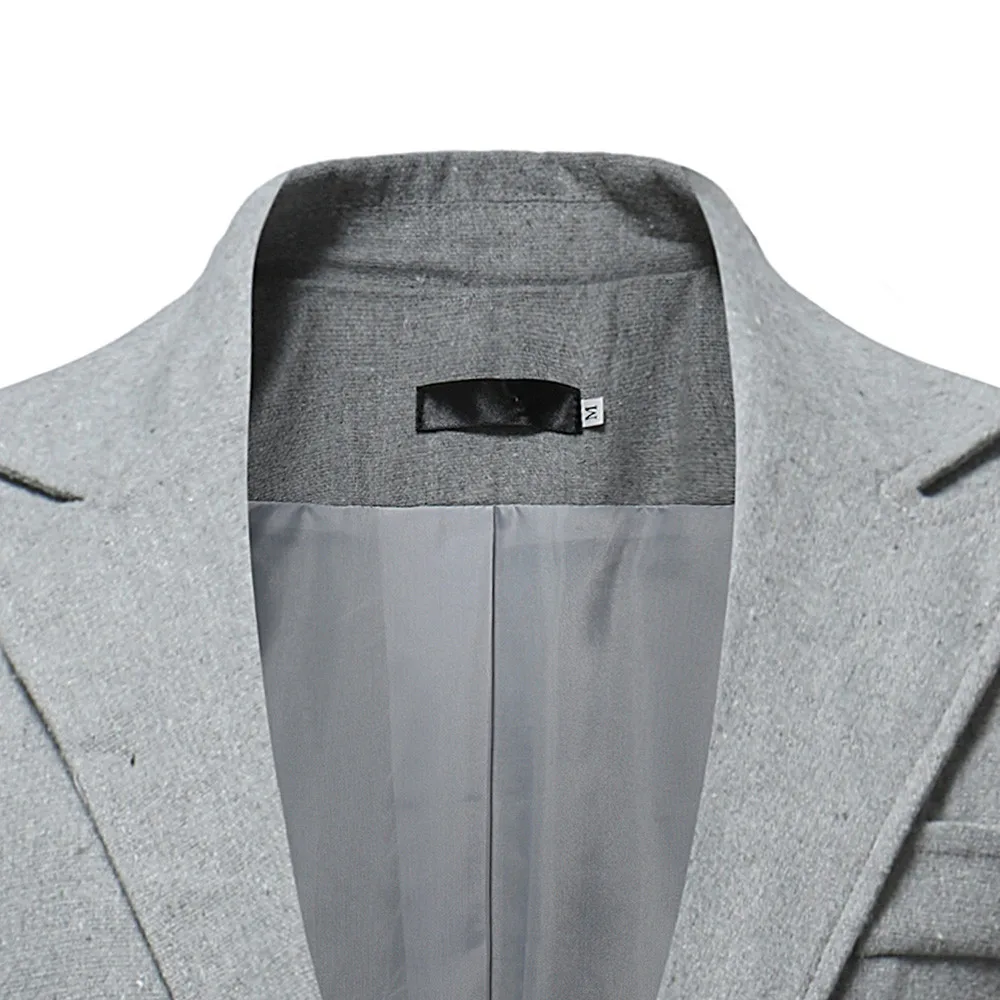 Мужской однотонный Тренч с капюшоном Кардиган длинным рукавом верхняя одежда