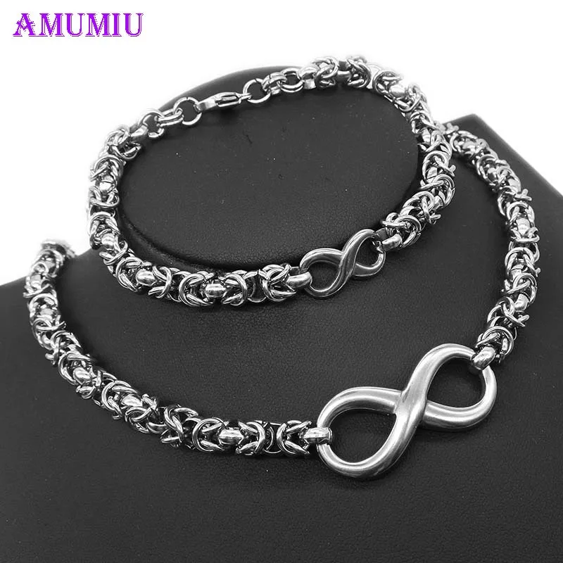 Ювелирный Комплект из колье и браслета нержавеющей стали|Ювелирные наборы| |