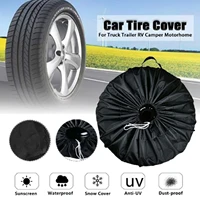oxford cloth car spare tire cover case auto wheel tires storage bags vehicle tyre accessories waterproof dust proof protector