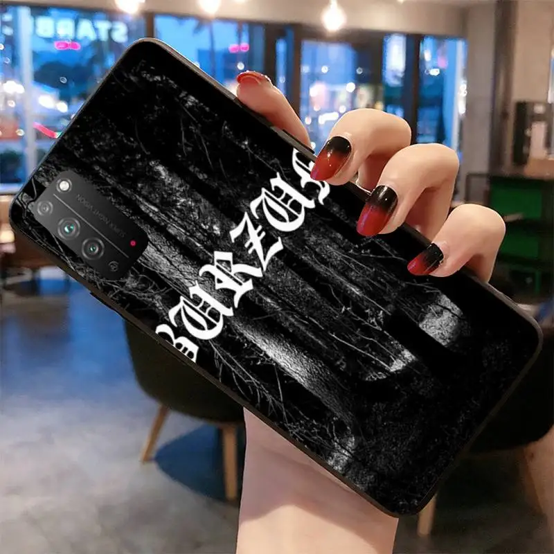 Чехол для телефона HUAGETOP Burzum Filosofem BRZM корпус Huawei Honor 30 20 10 9 8 8x 8c v30 Lite view pro черный -