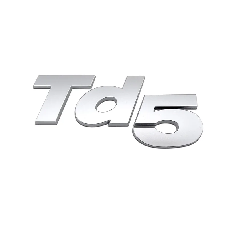 3D логотип автомобиля глянцевый черный Td5 автомобильные значки эмблема для land rover