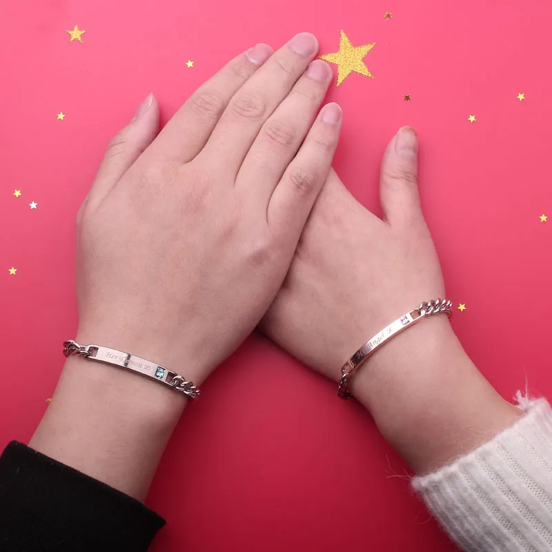 Браслет с шармами его ангел и ее демон для мужчин женщин|bracelet men|his hers braceletbracelet his her