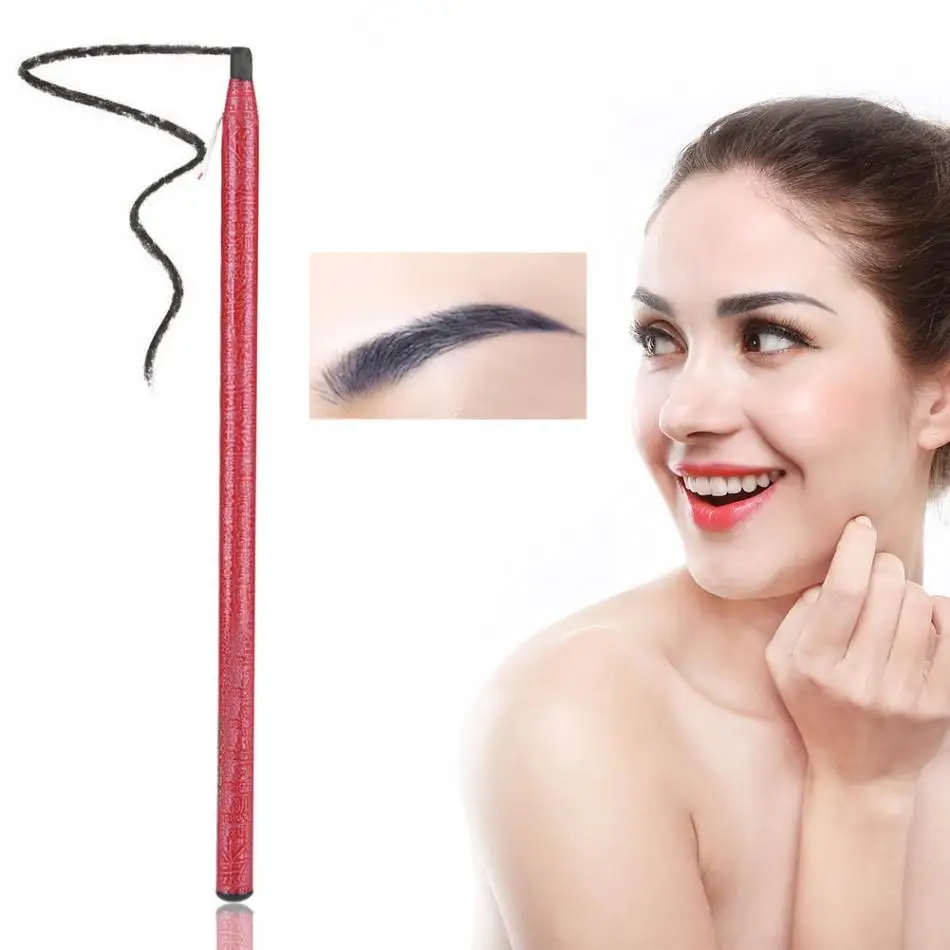 Полу-перманентный микроблейдинг для eyebrowsTattoo карандаш для бровей рисования карандаш для бровей инструмент позиционирования Водонепроницаемый карандаш для бровей