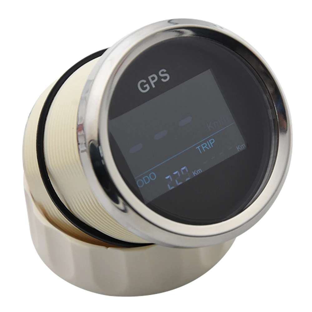 Цифровой мини 52 мм GPS измеритель скорости + антенна датчик мотоцикл Лодка одометр
