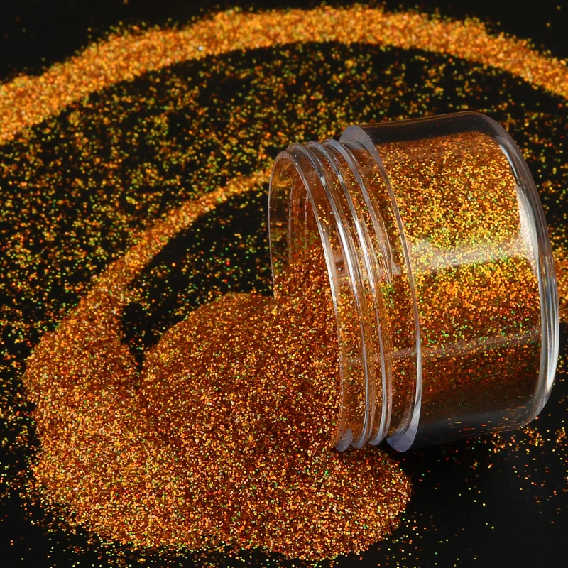 Голографическое искусство ногтей 10 г блеск растворитель устойчивый порошок на