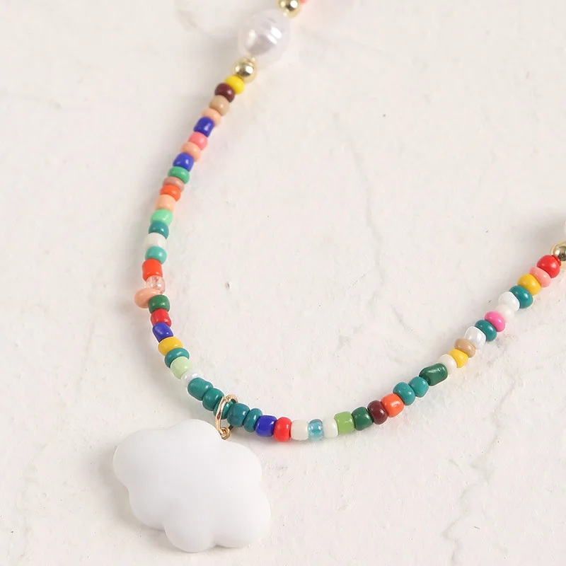 

Женское Ожерелье с подставкой, модное ожерелье с бисером для девушек, для вечеривечерние, пляжа, путешествий, модные ювелирные украшения