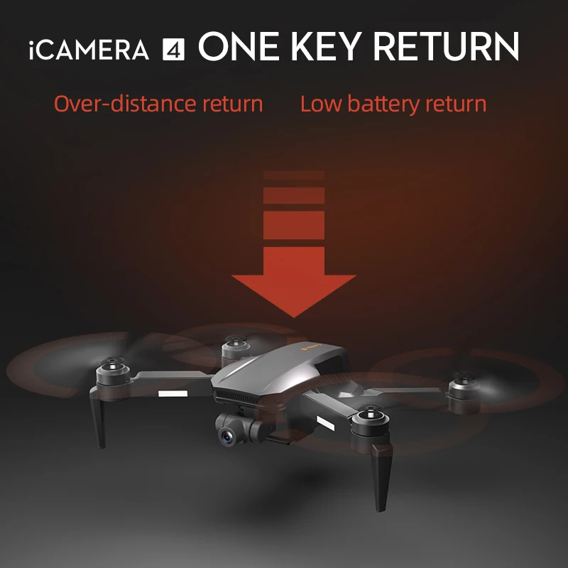 

NEW ICAMERA4 GPS Drone 4K HD Dual Camera 2-axis Gimbal 4G 5G Brushless RC Distance 1200M Photography Foldable Aerial Quadcopter