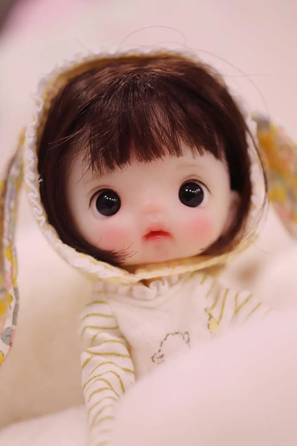 06 OB11 кукла голова Кастомизация 1/8 BJD куклы OB Полимерная глина - Цвет: 06