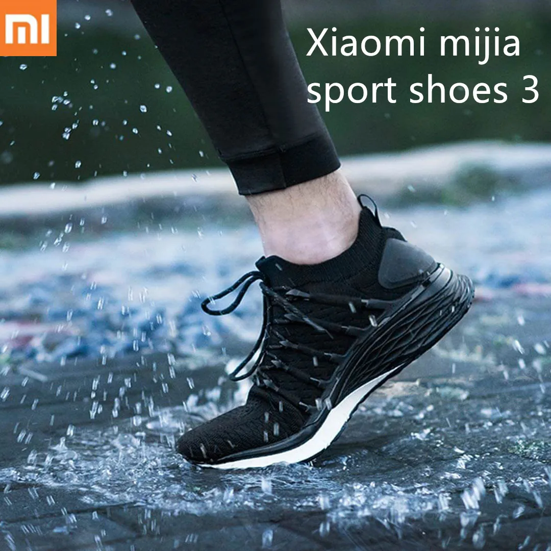 Xiaomi Mijia Sneaker 3 кроссовки для бега с блокировкой Fishbone эластичная трикотажная обувь