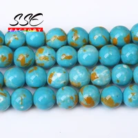 natural stone beads round colorful persian jades loose spacer beads for jewelry making diy bracelet accessories 15 681012mm