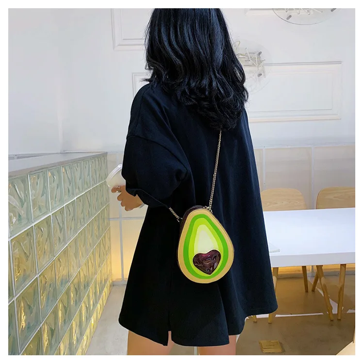 Сумка с твёрдой оболочкой из кожи коровы масло-фрукты косые-стиль Женские bag2019