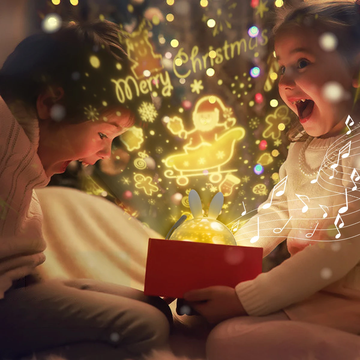 Светодиодный проектор Звездная Луна галактика ночник для детей Детская комната