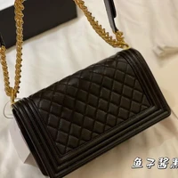 classic one shoulder messenger classic designer bag spicy mom metal chain bag leather caviar box small square bag luxury bags