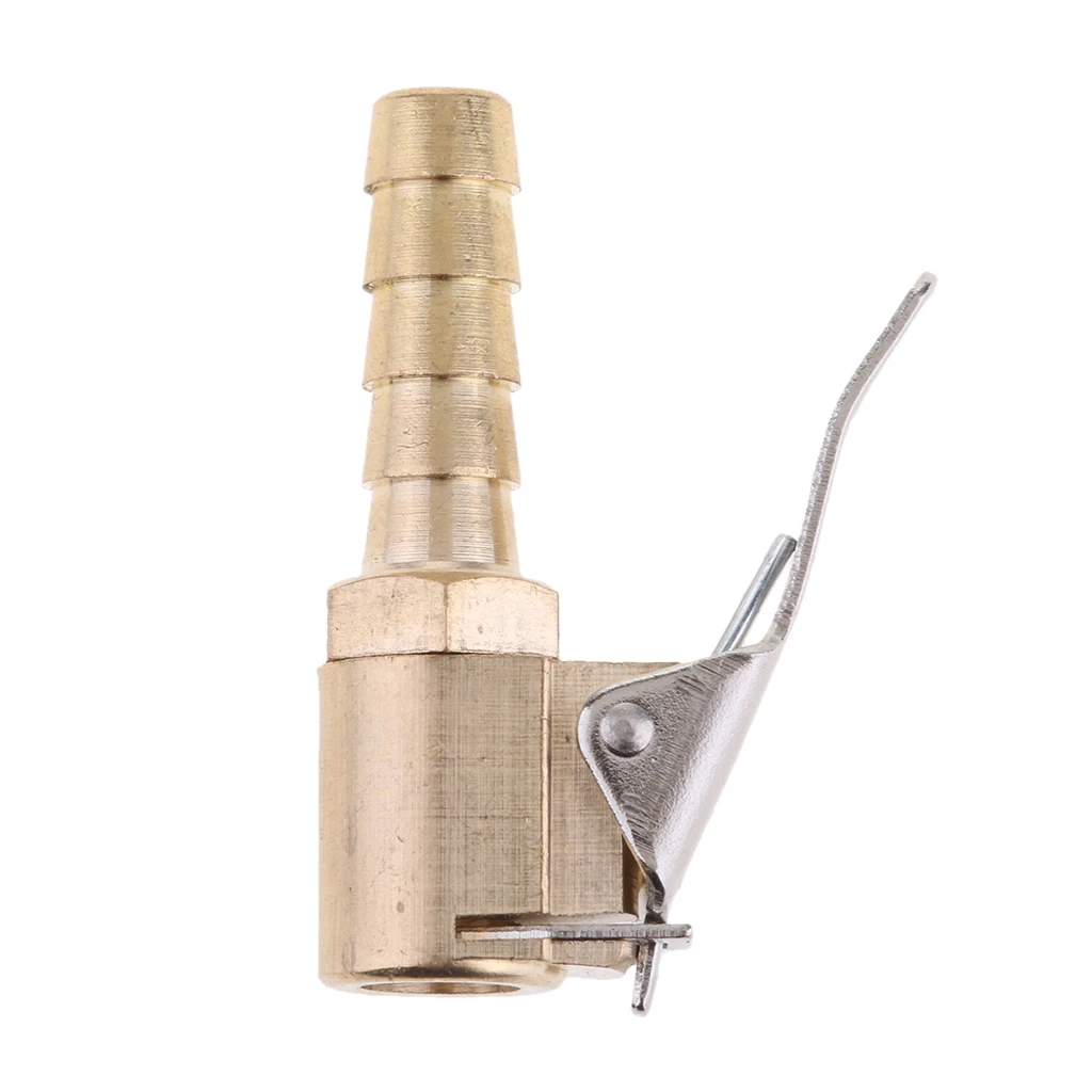 

Tyre Air Chucks With Valve Clip - Tyre Inflator Hose Connector - Brass