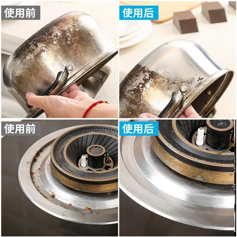 

Strong Decontamination Bath Brush Sponge Tiles Brush Hot Sale Magic Kitchen Clean Tools