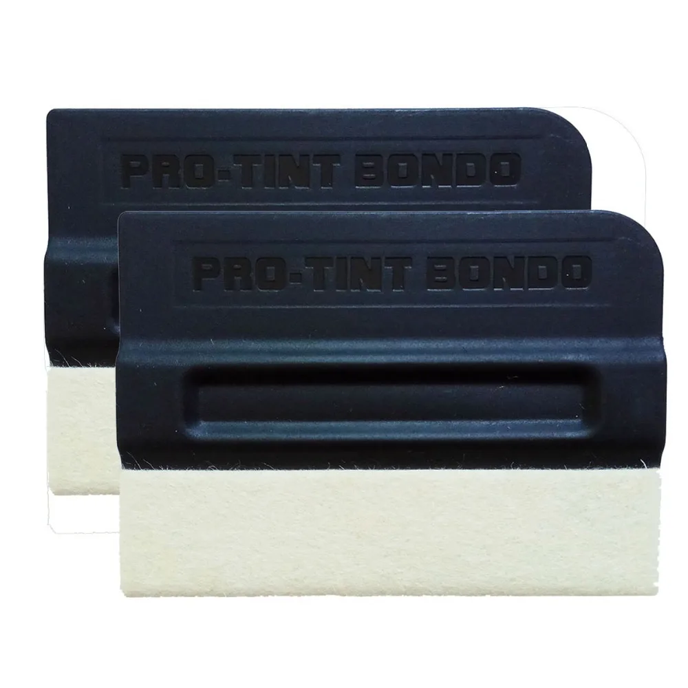 2 шт. черный резиновый скребок с добавлением шерсти и скругленным краем для Pro