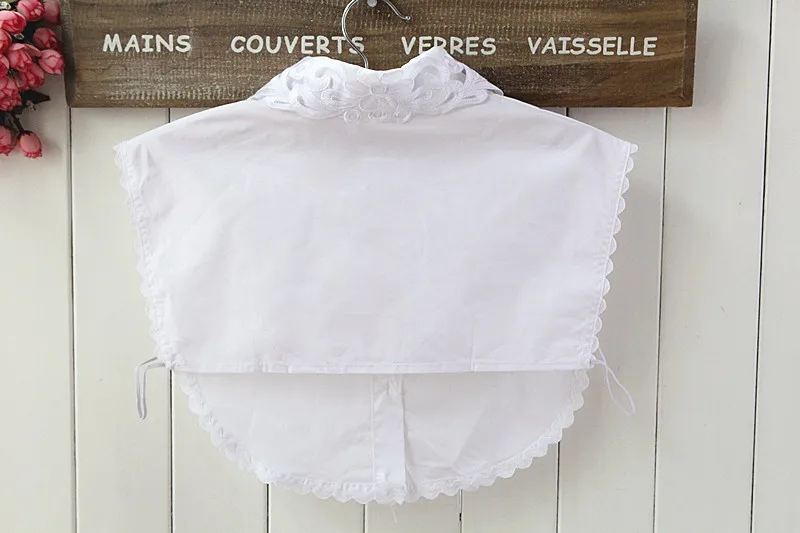 Linbaiway Поддельный Воротник для женщин Винтажный съемный отворот накладной