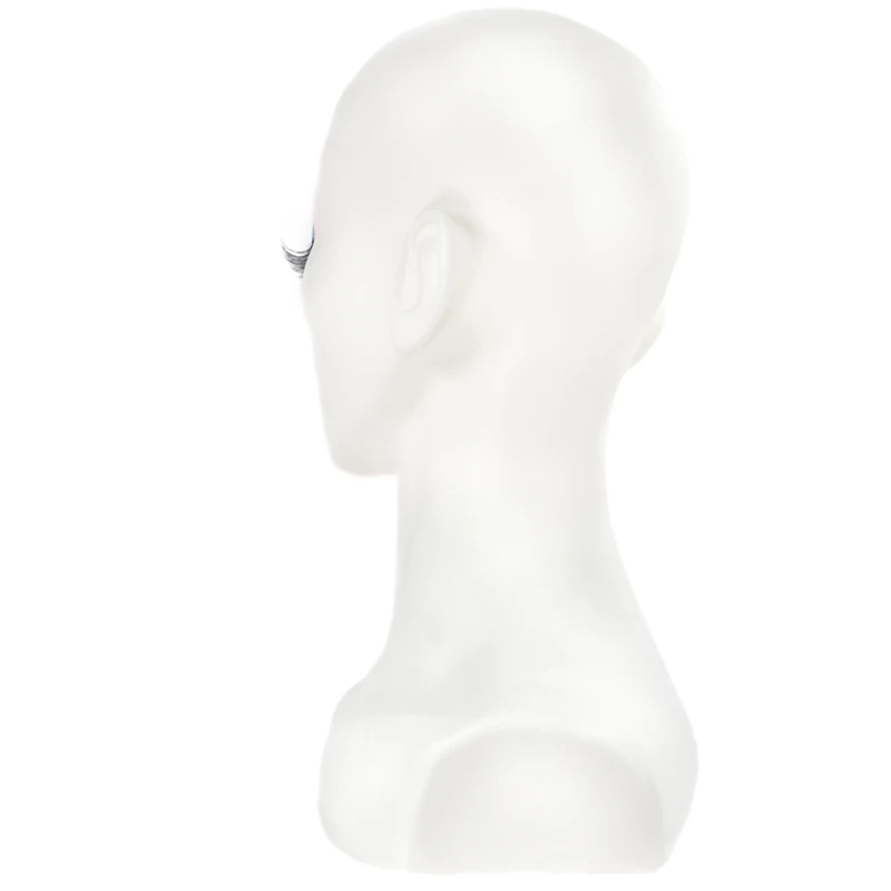 Женский манекен белая голова-подставка для парика специальный с орнаментом