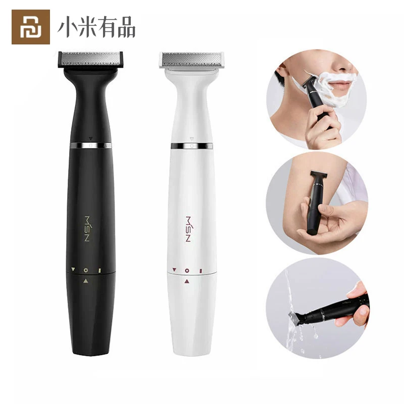 

Youpin MSN Shaver Men Multipurpose Wet Dry Double Shave Patent Wrapped Cutter Head Waterproof Beard Pusher Whole Body Available