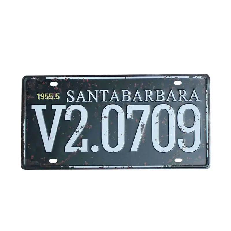 

Vintage Car License Metal Plate USA CALIFORNIA SUBLIME Wall Art Craft Vintage Iron Painting For Bar Cafe Garage Decor Picture