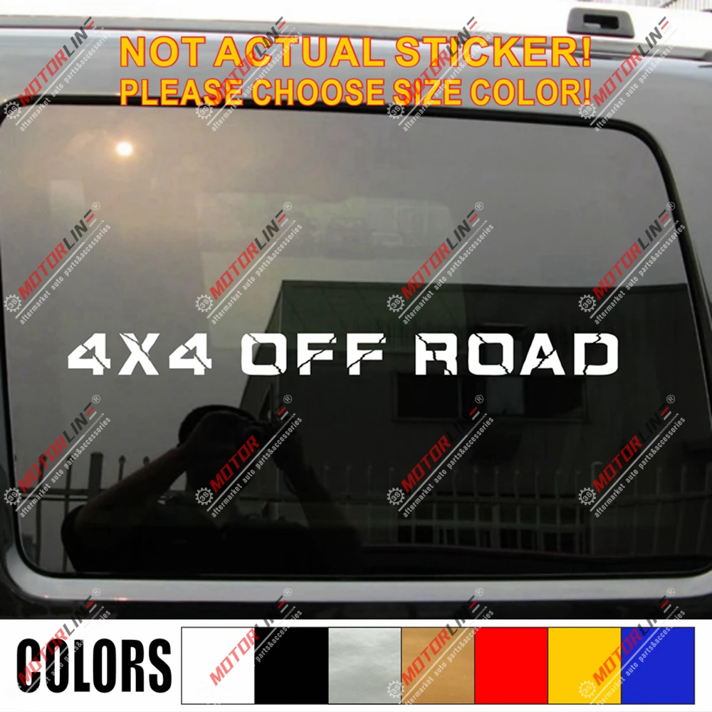 4X4 внедорожный 4WD Наклейка Виниловая наклейка для автомобиля подходит Jeep Ford Chevrolet