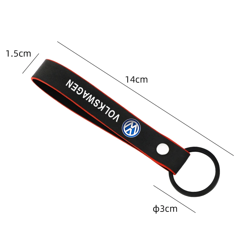 1 шт. автомобильный брелок замшевый кожаный для ключей цепь Volkswagen VW GOLF POLO PASSAT TIGUAN