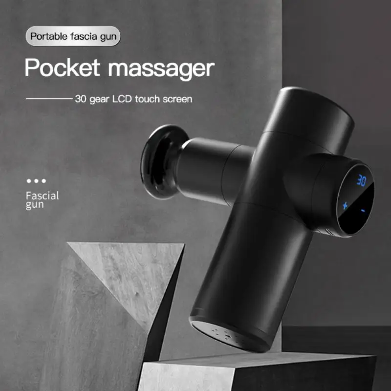 

High Frequency Massage Gun Sport Therapy Muscle Massager Muscle Relax Body Relaxation Pain Relief Slimming Shaping Fascia Gun