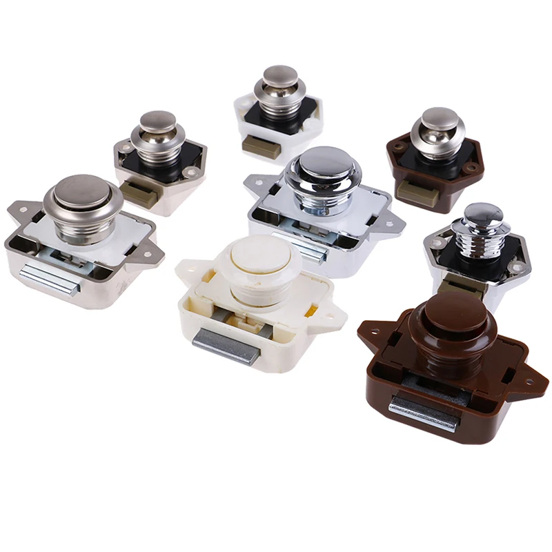 Нажимная кнопка блокировки дверной замок дверные ручки для шкафа колесного дома