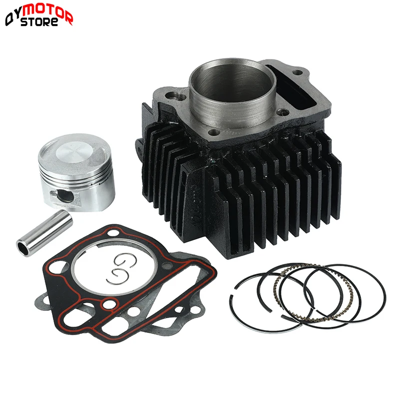 Стальной цилиндр для мотоцикла Комплект прокладок поршня с отверстием 52 4 мм