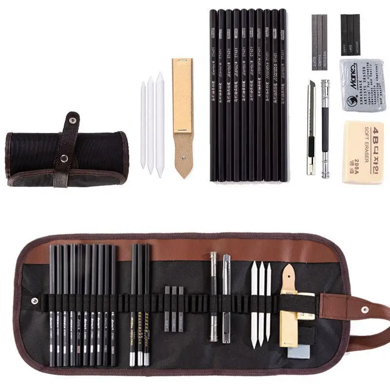 Набор для эскизов карандаш полный набор инструментов рисования взрослых