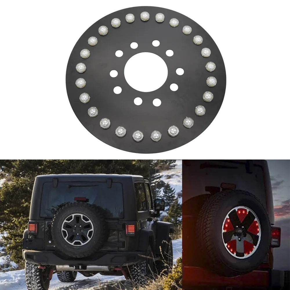 Для Sahara X внедорожник запасная крышка для шин светодиодный третий тормозной