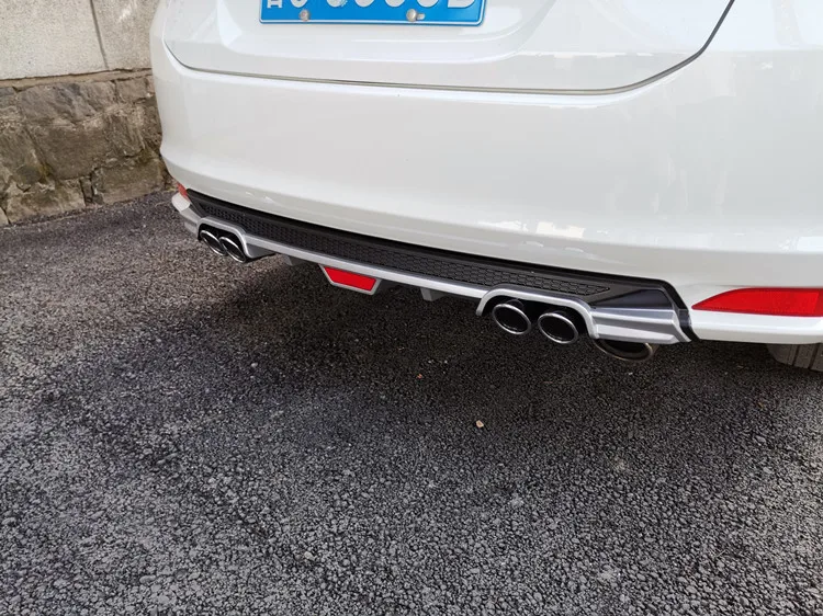 Для Honda City защита выхлопного отверстия заднего бампера для города набор бампер заднего переднего Лопата задний спойлер