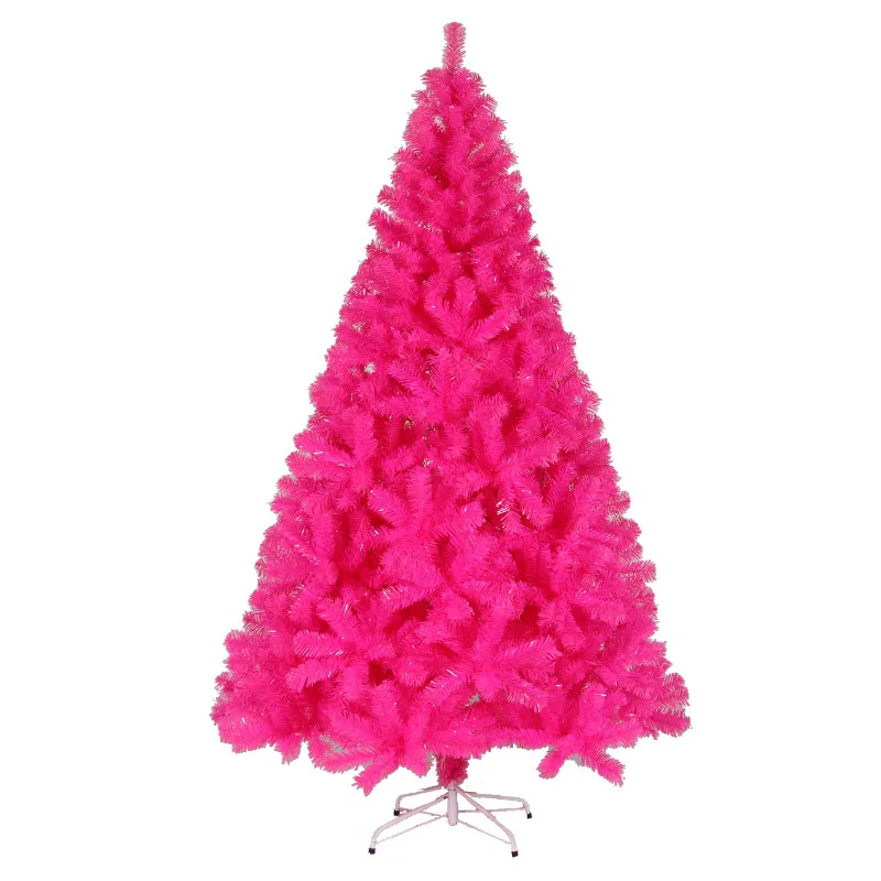 Креативные искусственные Розовые Красные Рождественские елки шифрование