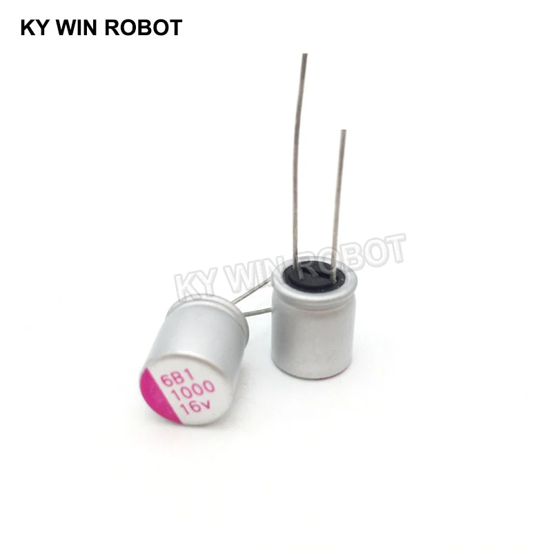 16V1000UF 10*13 DIP Твердый электролитический конденсатор 1000 мкФ 16V 10x13mm твердый сатный