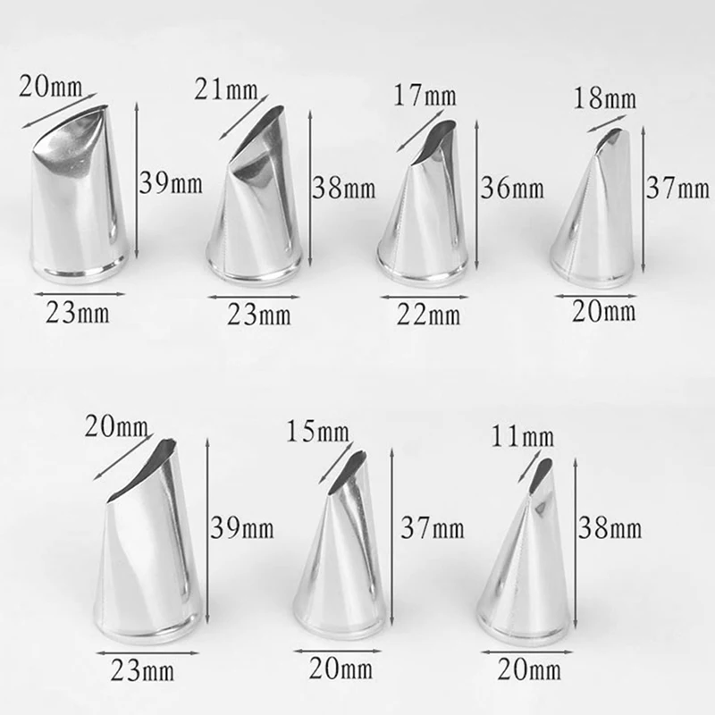 

7pcs Tips Set Cream Icing Piping Sugarcraft Rose Nozzle Pastry Tools Fondant cake Decorating Tools