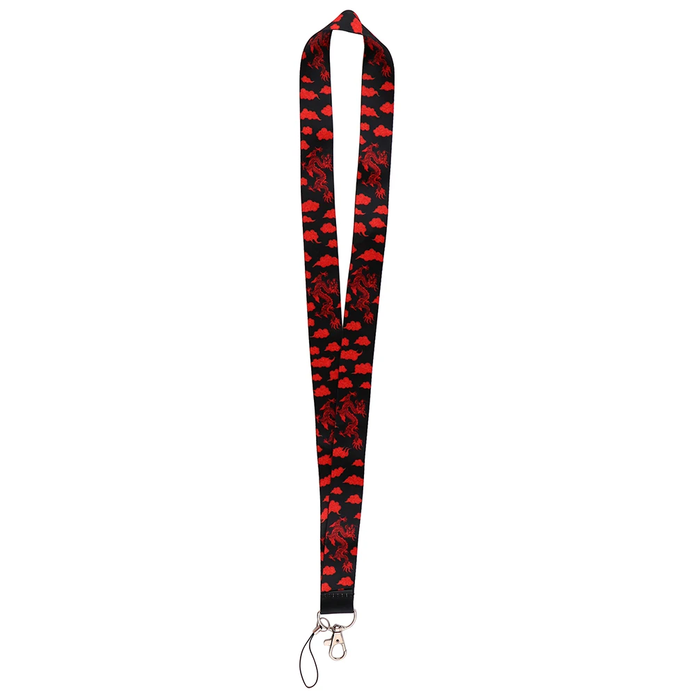 PC3399 Красный китайский дракон Lanyards Id Badge Holder Брелок ID Card Pass Gym Mobile Lanyard Key | Мобильные