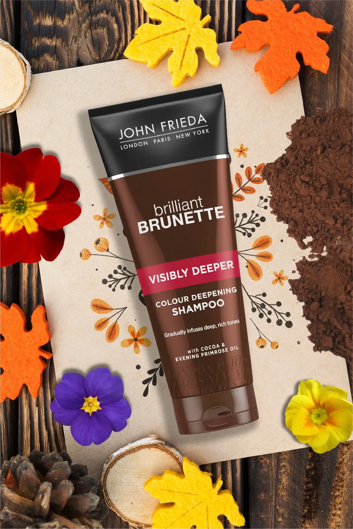 

John Frieda Brilliant Brunette Colour for Aluminum Wheels Shampoo 250ml