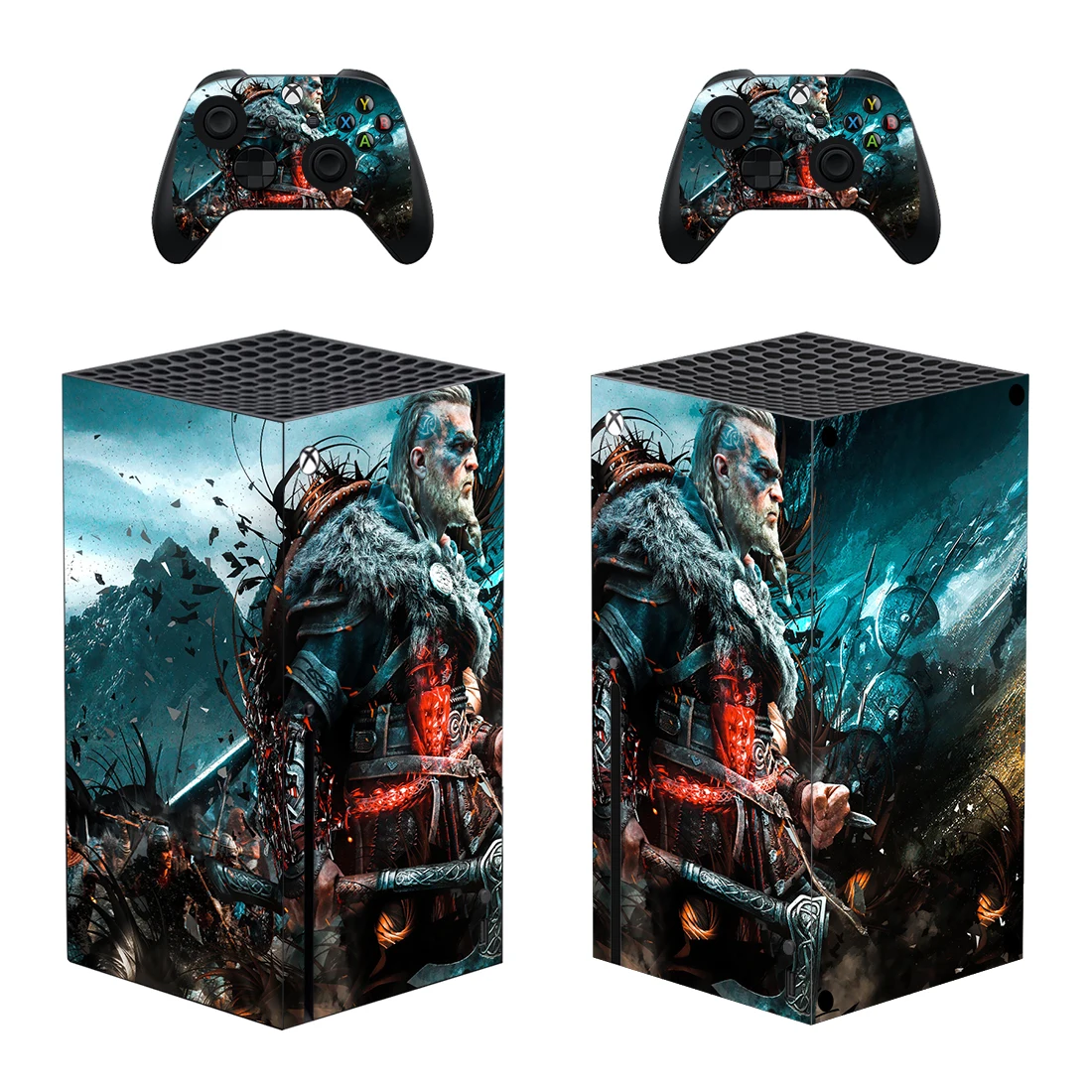New Game Skin Sticker Decal Cover for Xbox Series X Console and 2 Controllers Xbox Series X Skin Sticker Vinyl