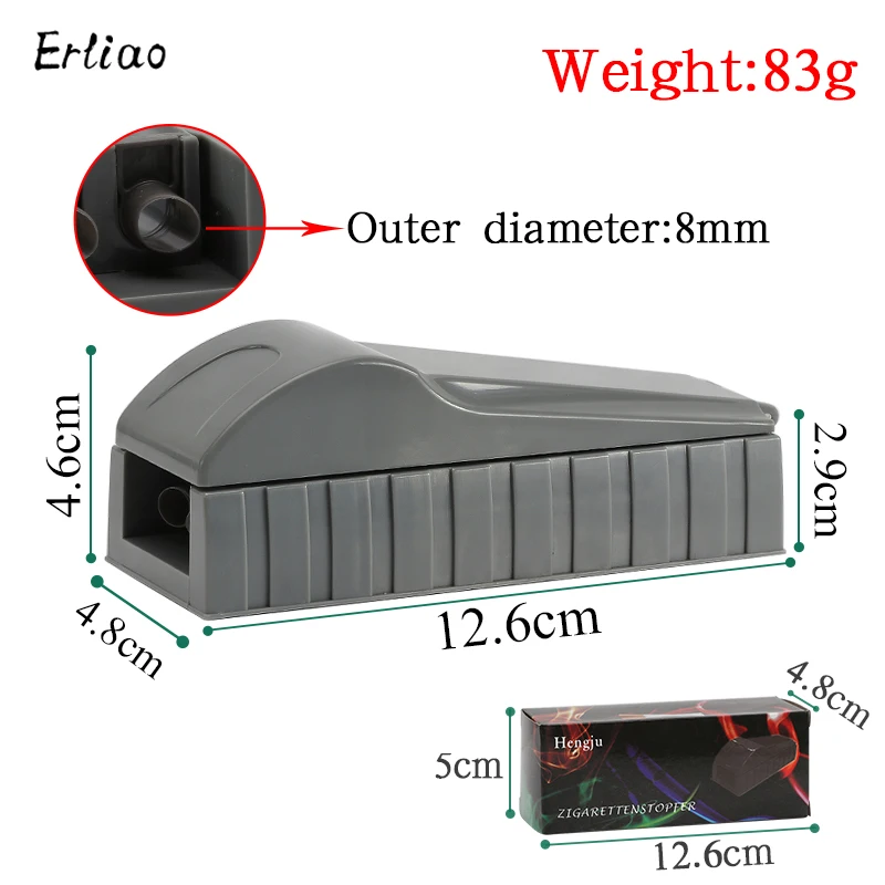 1Pcs New Manual Cigarette Smoke Puller Tobacco Injector Rolling Machine Double Tube Filling Roller Maker Accesoires Erliao | Дом и сад