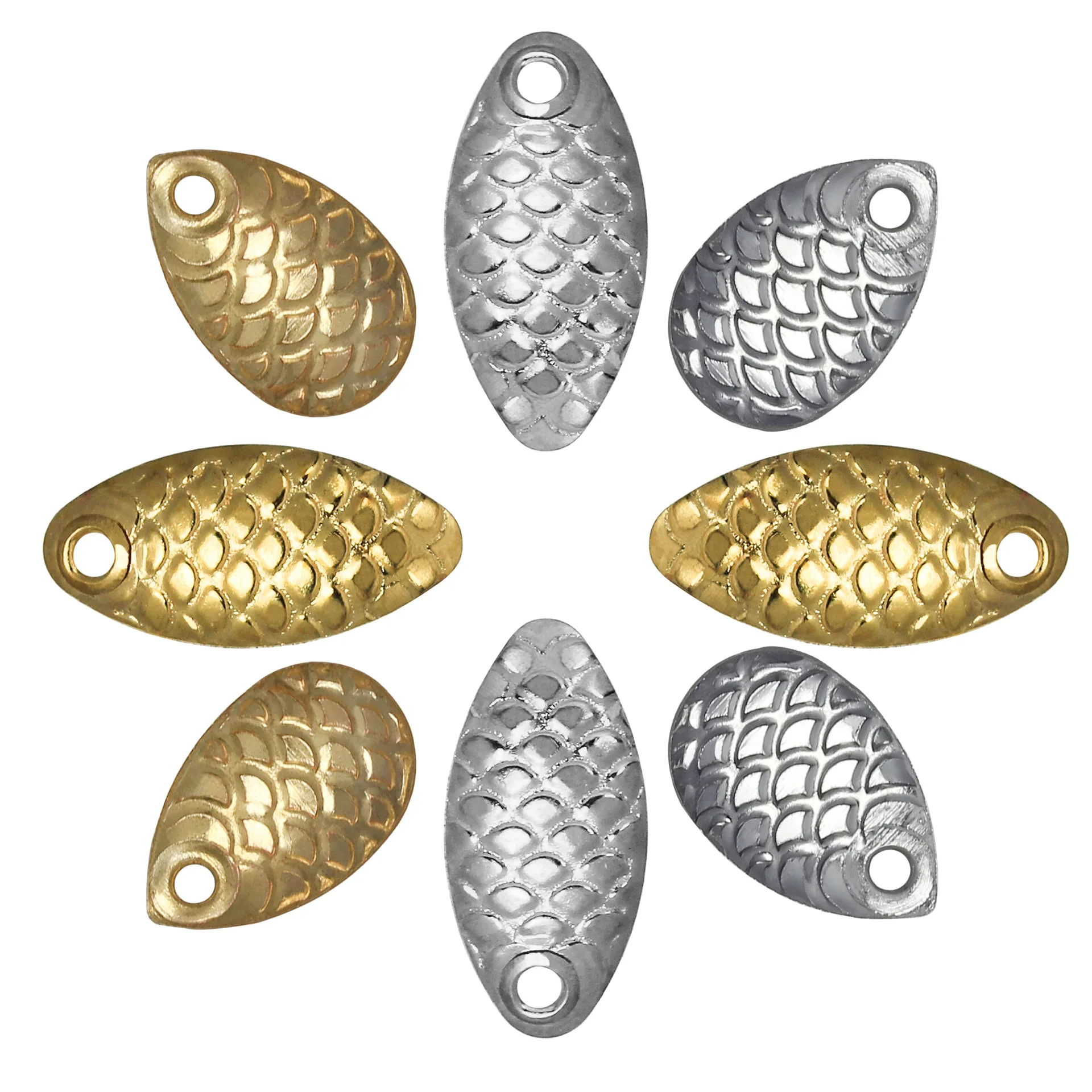 50 шт./лот нахлыстом приманка для рыбалки аксессуары шум металлическая Капля воды