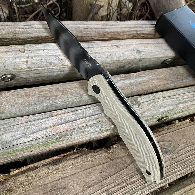 Складной нож ZT 0606 Ручка G10 9CR14MOV быстрооткрывающийся Клинок с шарикоподшипником и
