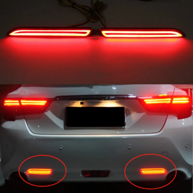 Автомобильный Светодиодный отражатель заднего бампера JURUS 2 шт. стоп светильник s