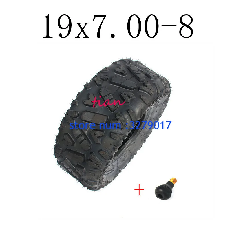 

2019 Hot Sale Good Quality GO KART KARTING ATV UTV Buggy 19X7.00-8 Inch Wheel Tubeless Tyre Tire